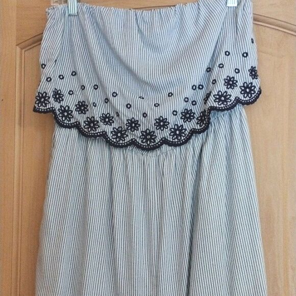 Japna Pull Up Pinstripe Jumpsuit - Picture 2 of 12